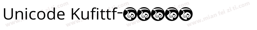 Unicode Kufittf字体转换
